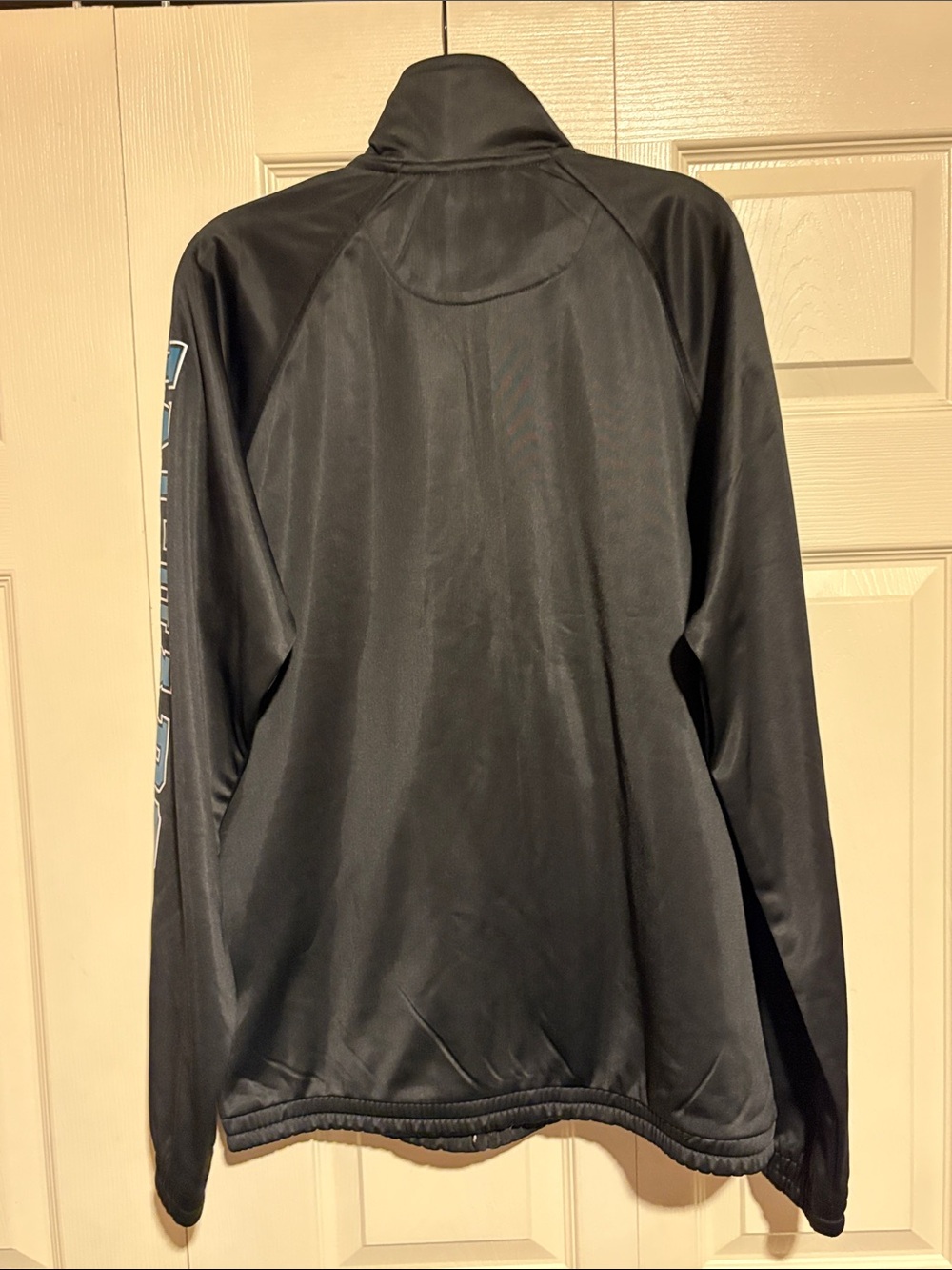 NFL Black Jacksonville Jaguars Lightweight Jacket with Gold & Teal Logo - Picture 8 of 8